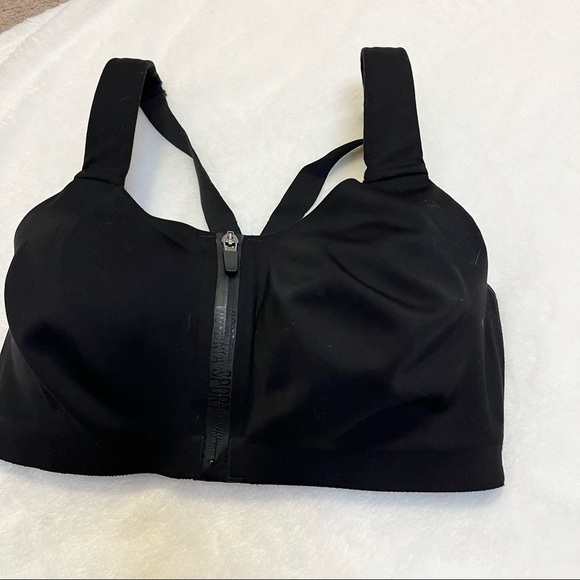Victoria Sport Solid Black Knockout High Impact Front Close Sports Bra S… - Picture 6 of 10